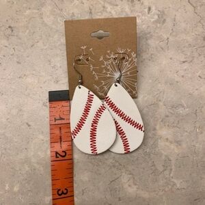 3/$20 baseball earrings